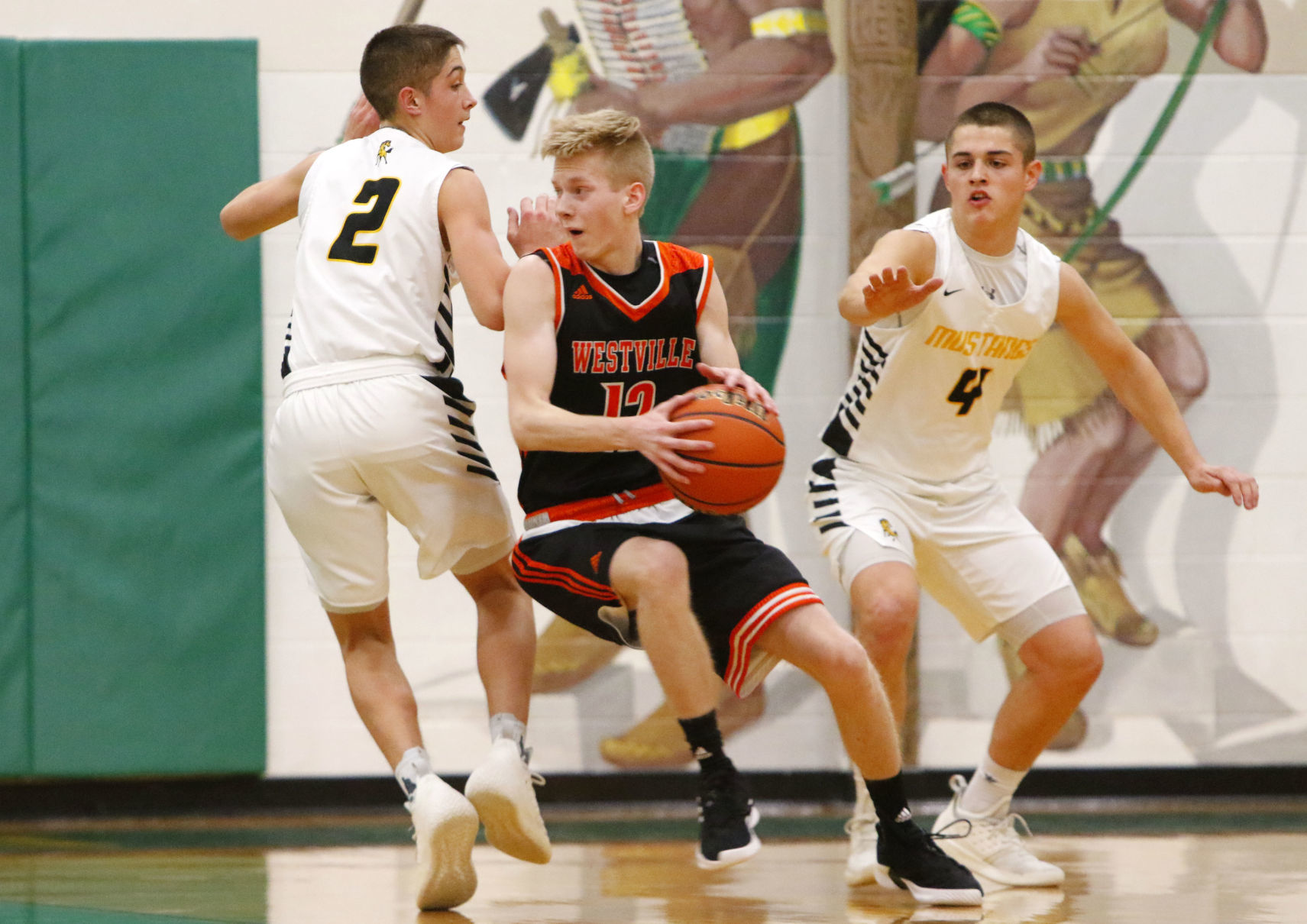 Gallery: Boys basketball Class A sectional semifinal - Westville vs. Kouts